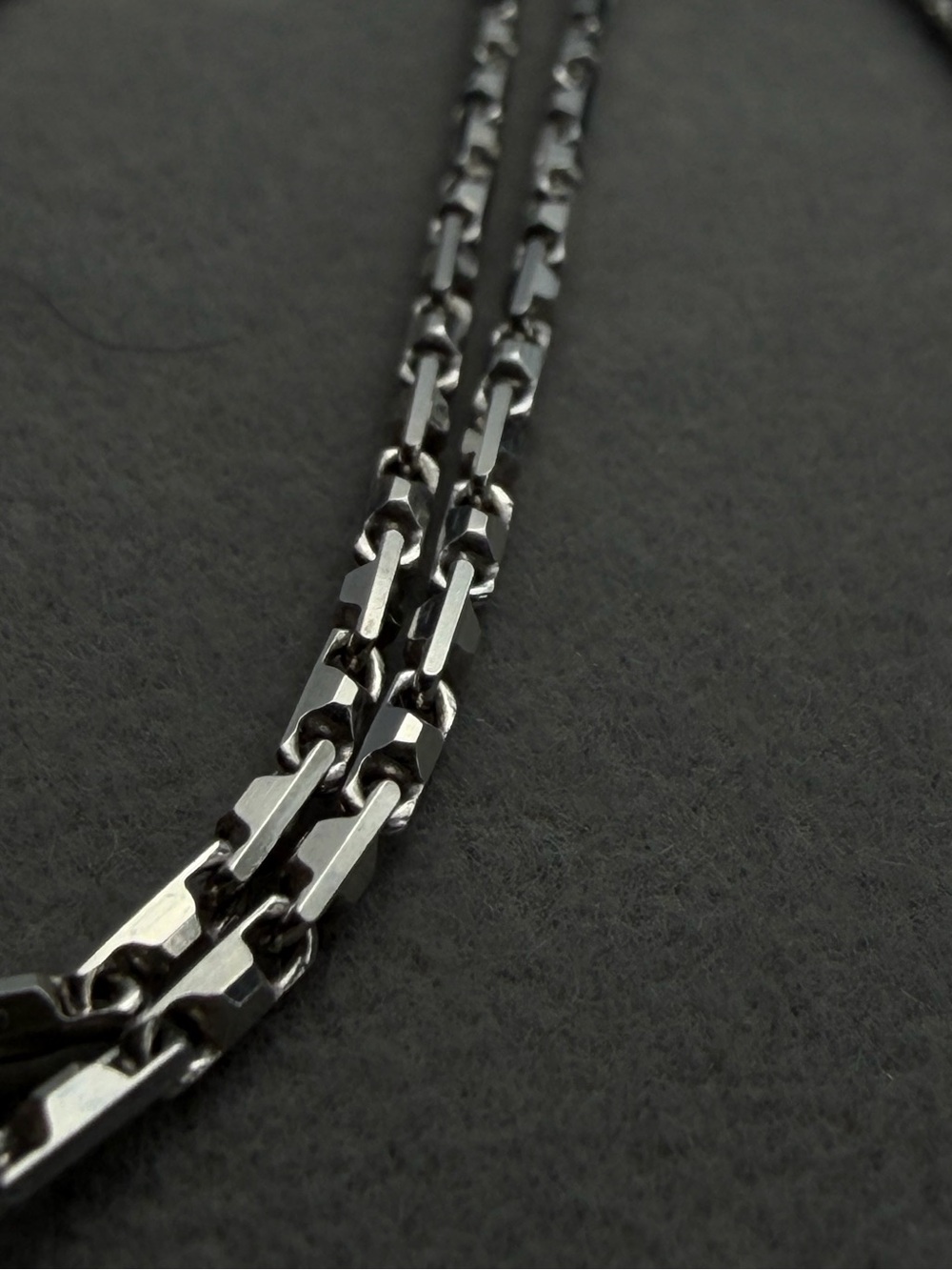 20” 2mm Solid 925 Silver Hesha Link Necklace